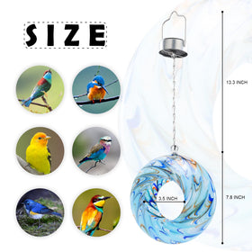 VCUTEKA Garden-Decor Bird Feeder adds charm to your yard.