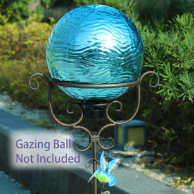 VCUTEKA gazing-ball-stand compatible with 8-12 inch gazing balls.