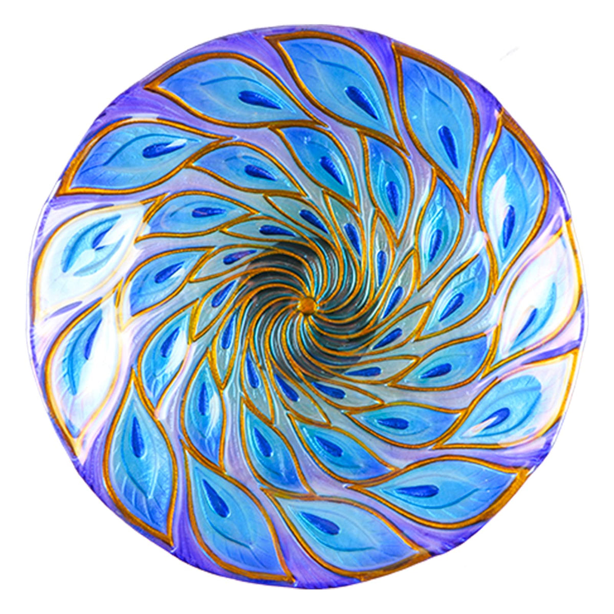 VCUTEKA glass hanging bowl design for flexible patio mounting.
