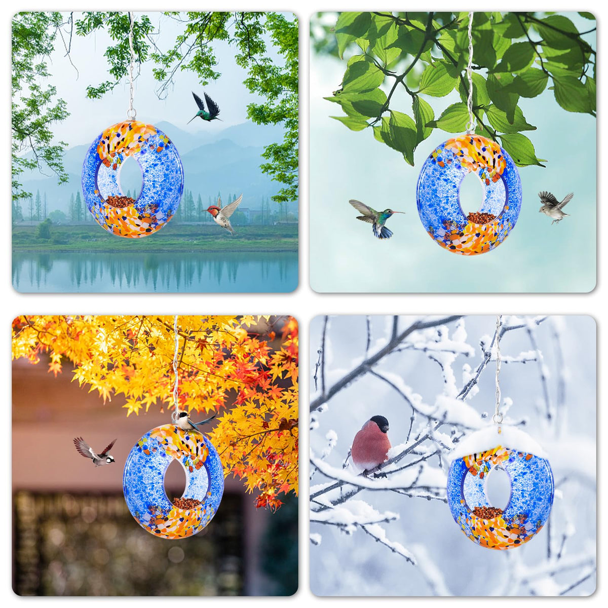 VCUTEKA outdoor gift bird feeder for nature lovers and enthusiasts