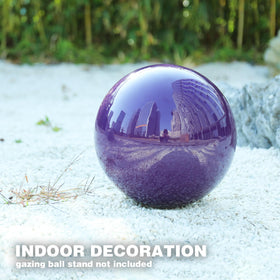 VCUTEKA 10 inch globe enhances patios and entryways with color and shine.