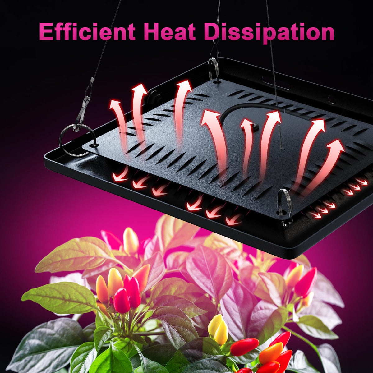 Vcycal silent heat-dissipation system keeps fixture cool