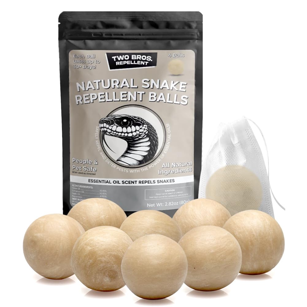 VDKOGSX snake repellent balls in outdoor setting protect pets and family
