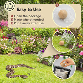 VDKOGSX snake deterrent in yard application ensures ongoing snake-free outdoor spaces