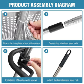 Vdsfand Sand Flea Rake multifunction tool for detecting and scooping