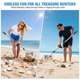 Vdsfand versatile beach sifter for detecting metals and archaeology.