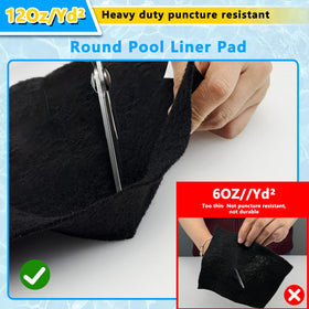 Vecacosic seamless pool pad creates a uniform surface and fewer tears.