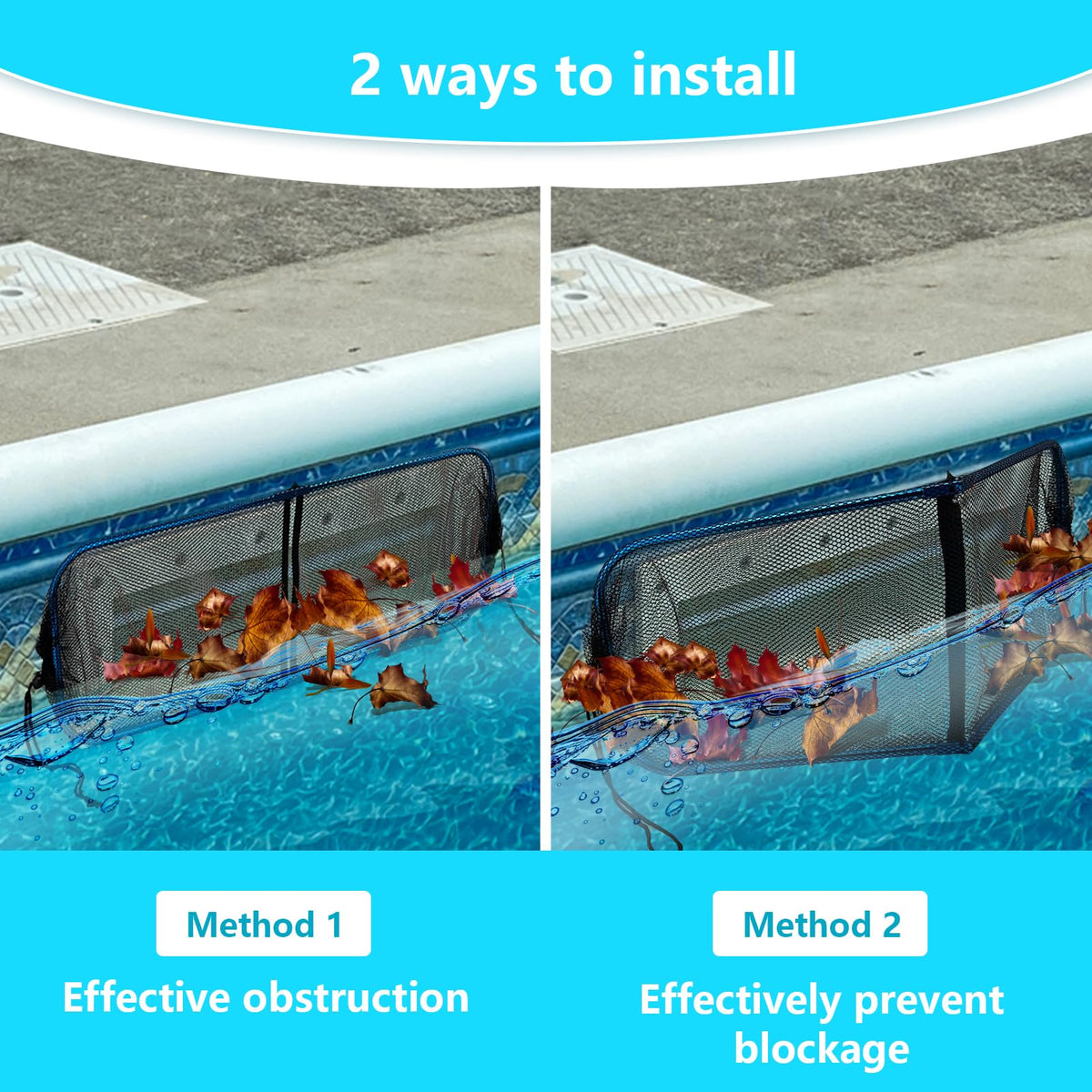 Vecacosic wide compatibility fits inground and above-ground vinyl liner pools.