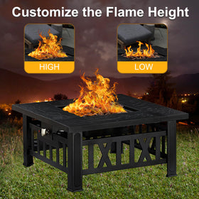 VECELO 30 by 30 inch footprint fits patios and decks nicely