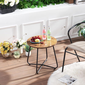 Vecelo multipurpose end table doubles as plant stand or coffee table