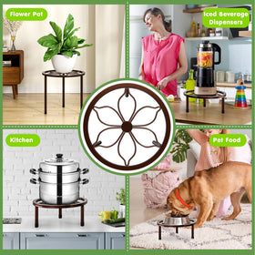 VECELO varying sizes fit different pot diameters