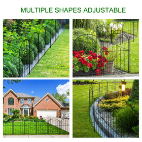 Veclory garden fence decor-friendly patio-use defines spaces for pets and outdoor areas