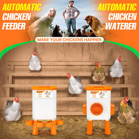 Vedalio all-season poultry feeder suits chicks to adults.