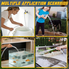 Veerlogix leakproof connection minimizes water waste during daily tasks.