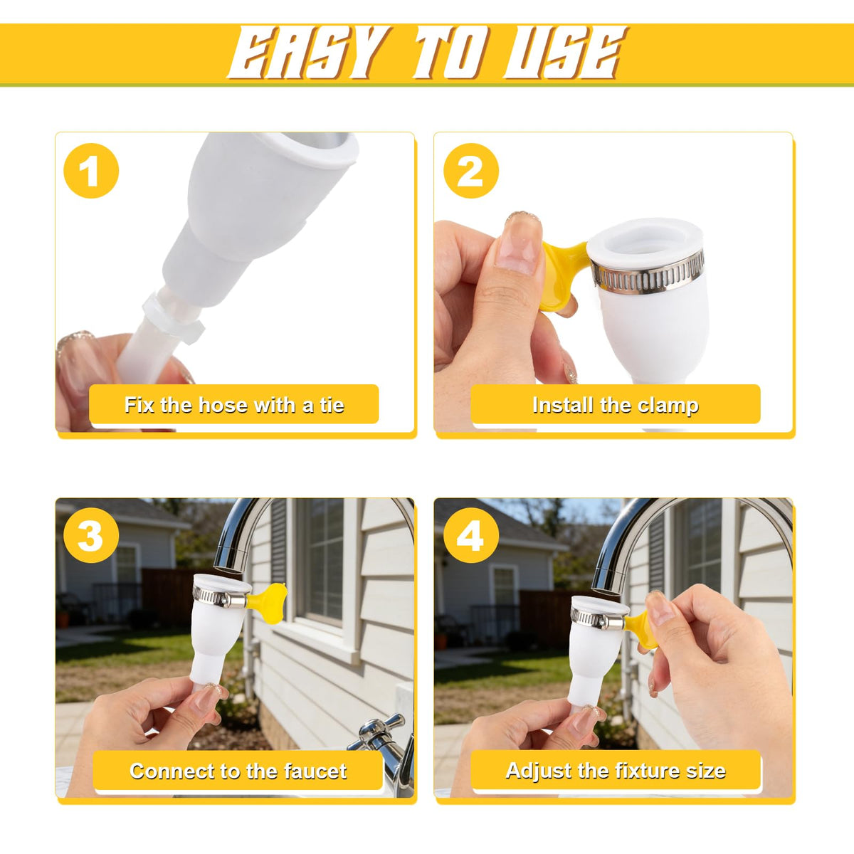 Veerlogix portable connector kit enables quick rinsing in any setup.