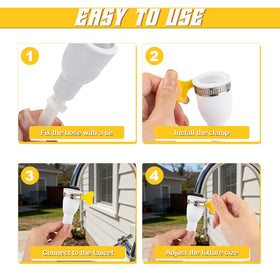 Veerlogix portable connector kit enables quick rinsing in any setup.