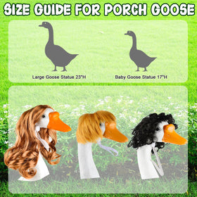 VEEVIIY porch goose wig braid style 3 is lightweight and easy to secure.