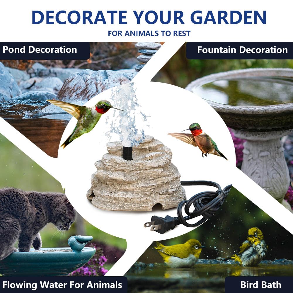 Veflauresi compact garden fountain fits small spaces without losing impact.