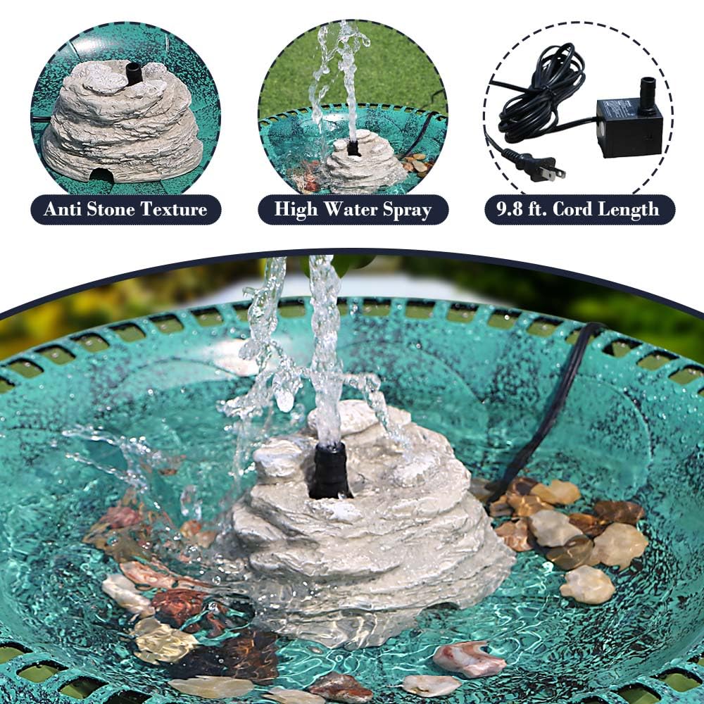 Veflauresi outdoor water feature with flexible placement for landscapes.