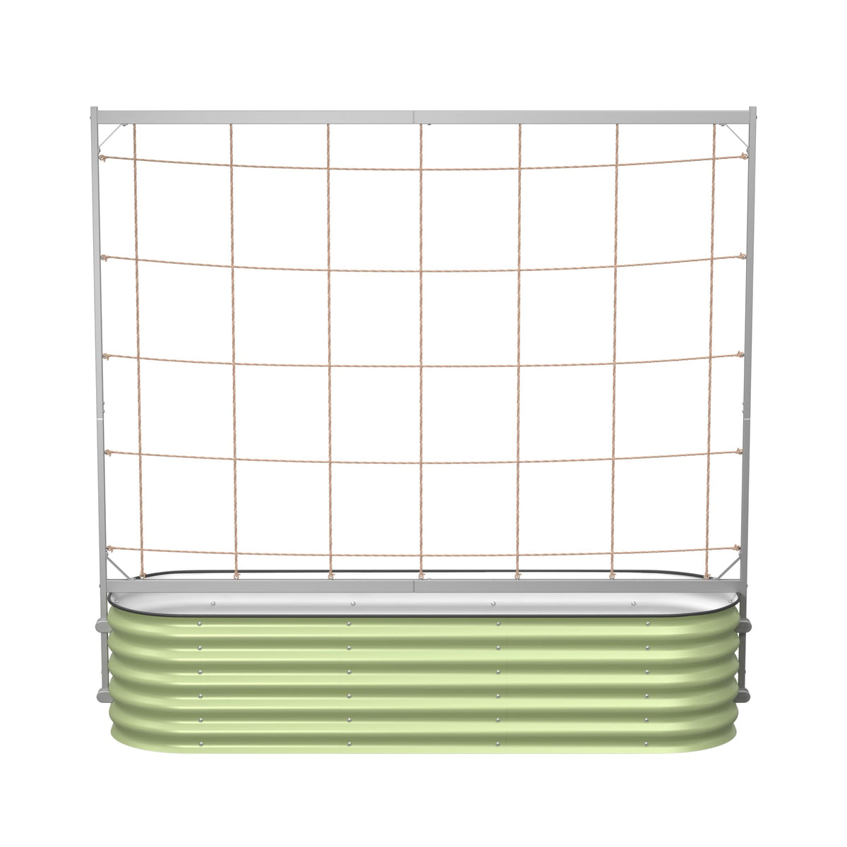 Vego Garden 6-5ft tomato trellis side view provides sturdy climbing support.