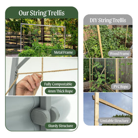 Vego Garden vertical-horizontal rings close-up for flexible training.