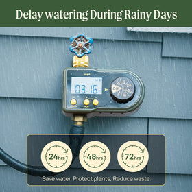 Vego IP54 durable design withstands rain and sun outdoors.