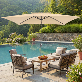 VEGOND durable polyester fabric offers UV and water resistance for lasting shade.