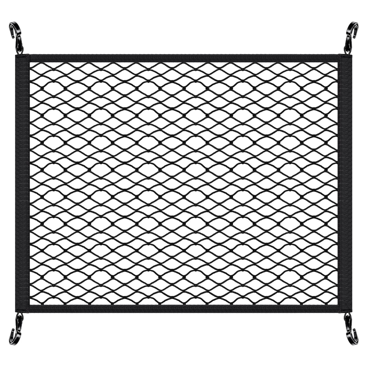 Outdoor transport with VEHIRIE cargo net reduces movement on rough terrain.