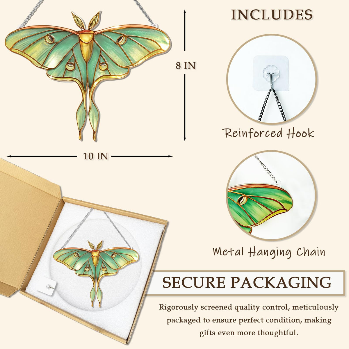 Velaboll packaging includes hardware and protective wrap