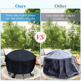 Velfree all-season shield for round 24-26 inch fire pits