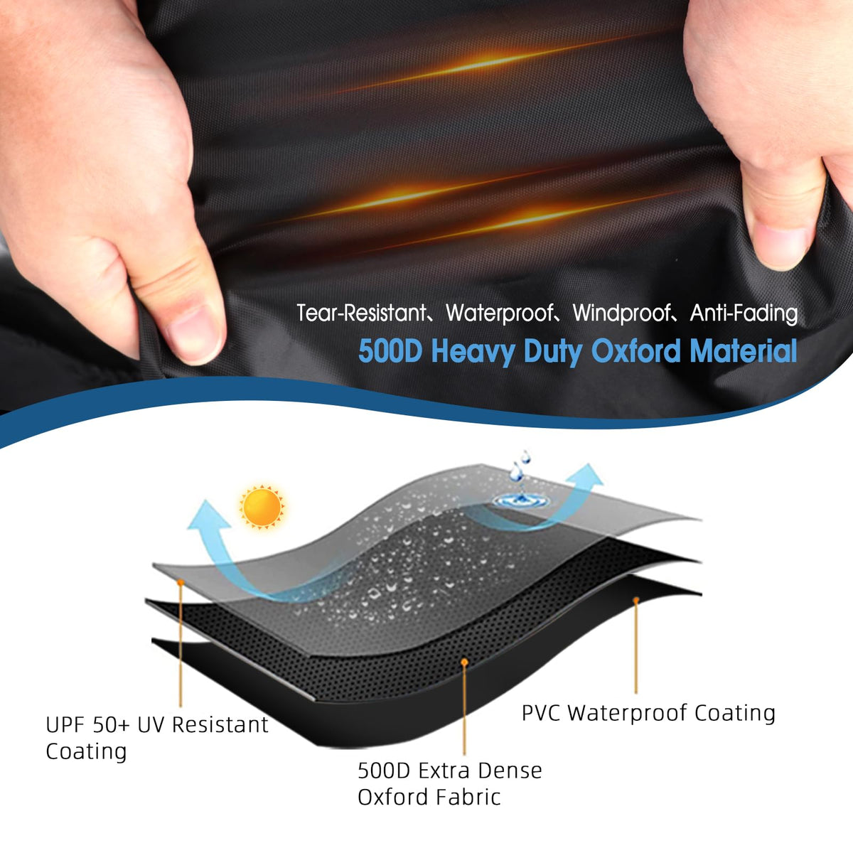 Velfree fire pit cover with drawstring and buckle secures against wind