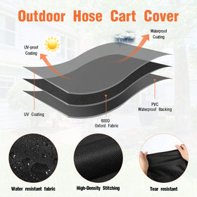 Velfree cover with sturdy handles for easy placement and removal