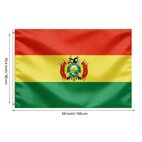 VELIFFCO brass grommets bolivia flag for durable mounting.