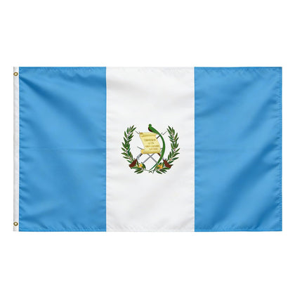 VELIFFCO Guatemala flag front view for outdoor display and events