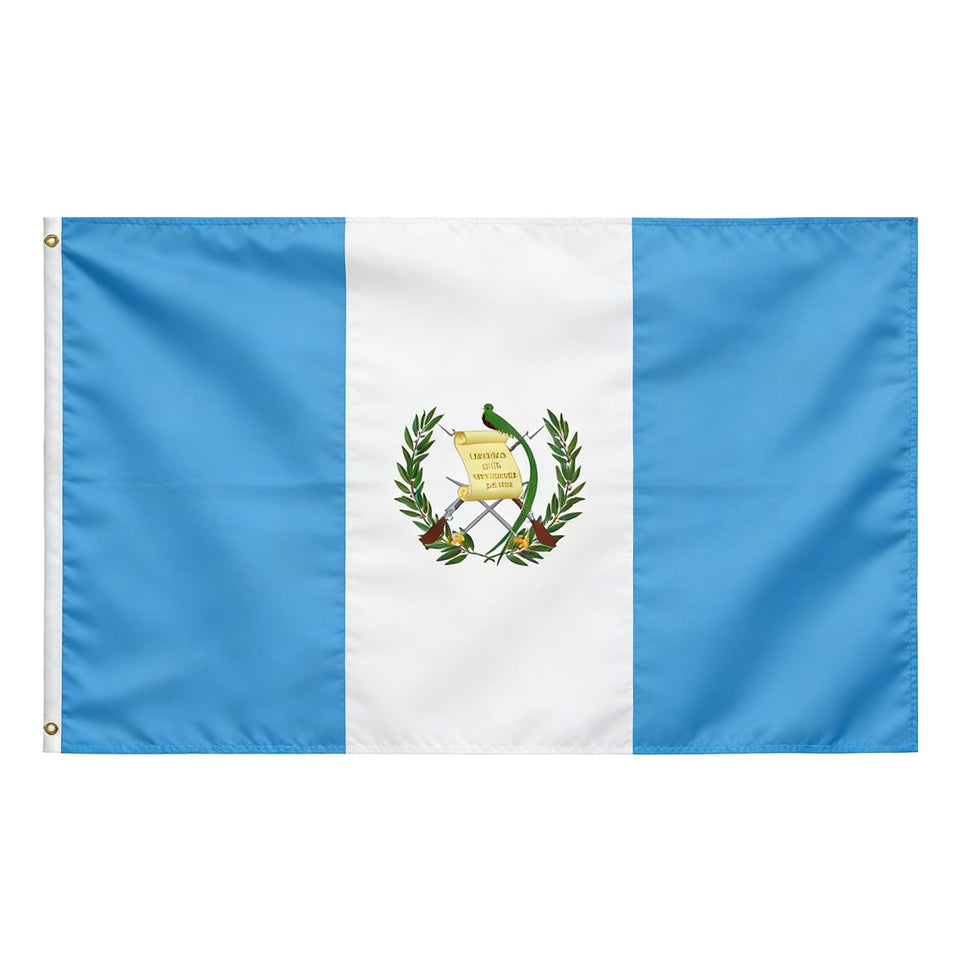 VELIFFCO Guatemala flag front view for outdoor display and events