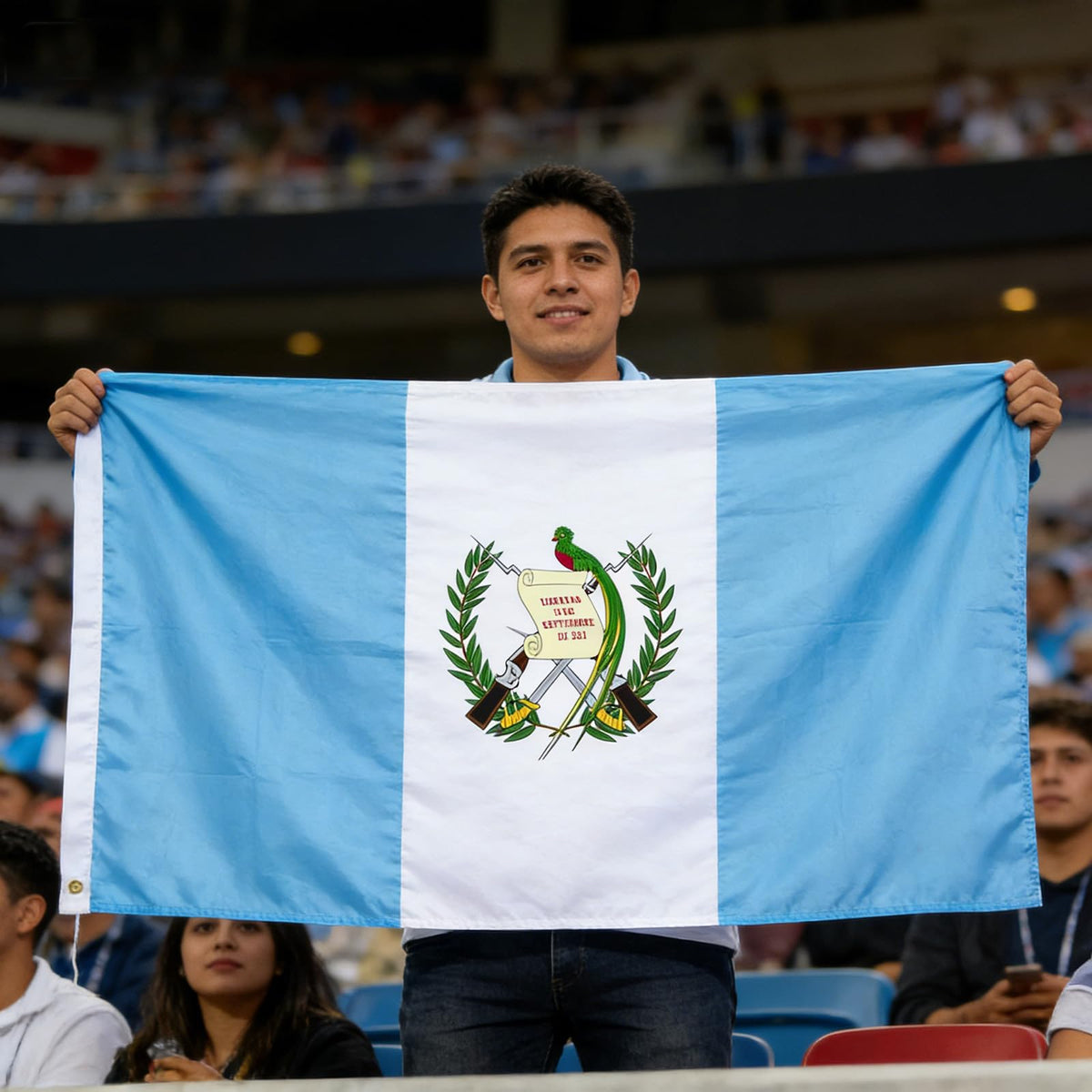 VELIFFCO Guatemala flag used as party decor with festive ambiance