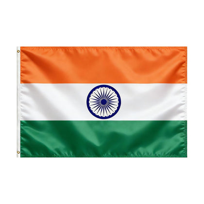 VELIFFCO Indian flag 3x5ft full view on display, ideal for events and home decor