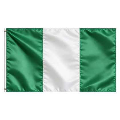 VELIFFCO Nigeria flag 3x5ft in polyester for outdoor decor