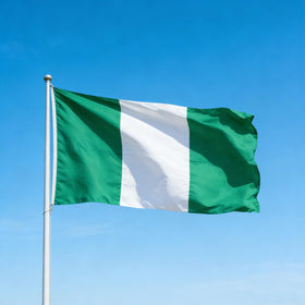 VELIFFCO Nigeria flag display for stadiums and storefronts