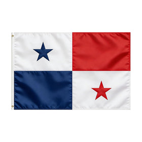 VELIFFCO Panama flag 3x5 ft fluttering on a flagpole, ideal for events.