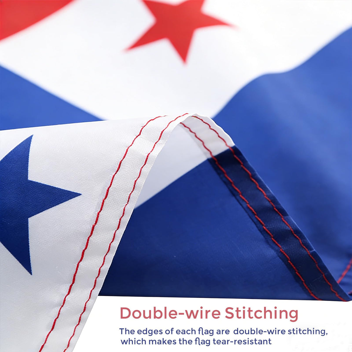 VELIFFCO Panama flag crisp print details on durable polyester.
