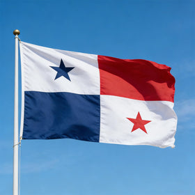 VELIFFCO Panama flag lightweight fabric at 2.8 oz for easy handling.