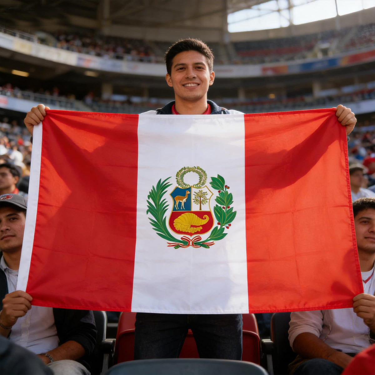 VELIFFCO Peru flag weighs about 2.8oz, ideal for light breezes.