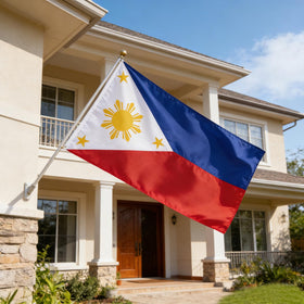 VELIFFCO storefront display featuring the Philippines flag