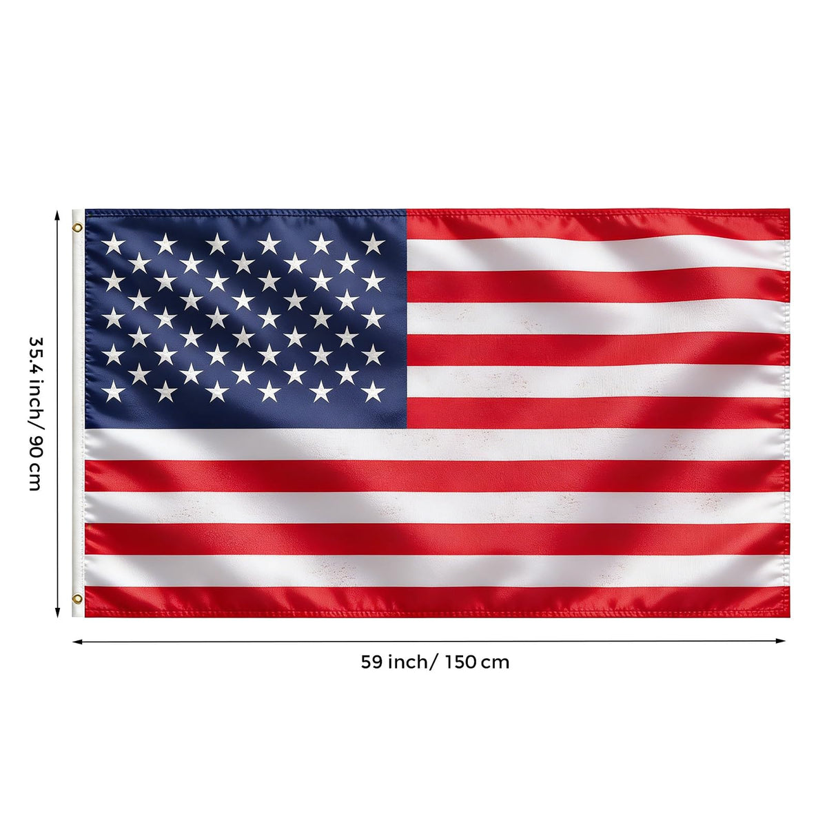 VELIFFCO polyester-flag-fabric for durable, wrinkle-resistant outdoor display.