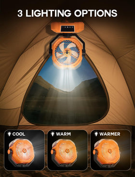 Vellrive misting fan remote control and digital panel for easy adjustments.