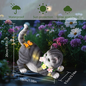 VelluraCove outdoor patio decoration reliable resin statue that brightens pathways.
