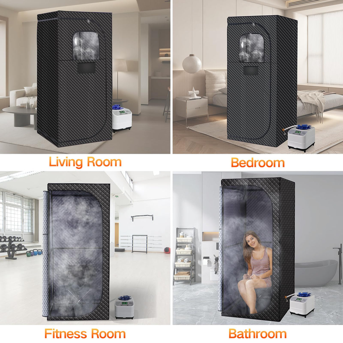 The Veloqore 9-level control panel enables a customizable heat experience.