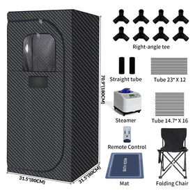 The Veloqore portable sauna interior space offers full-body comfort for seated or reclining sessions.