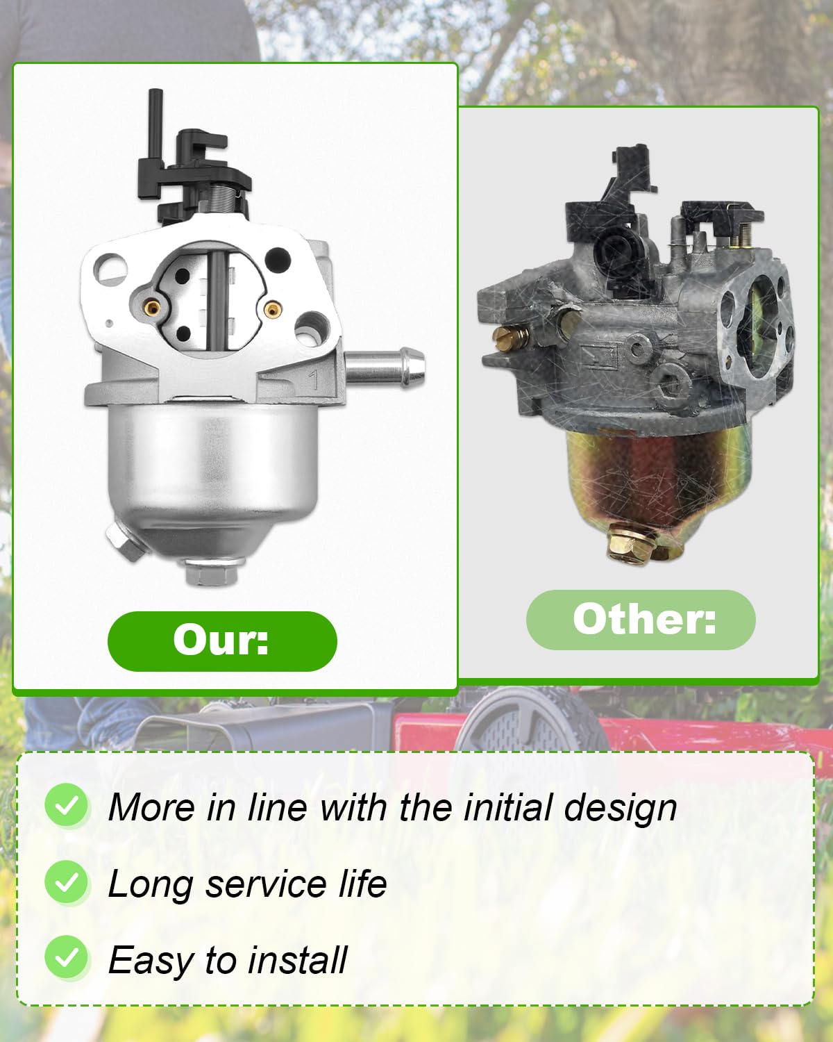 VelvetunVillay oil filters and gaskets promote durable performance.